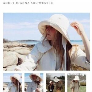 Joanna Sou’wester (sailor) hat in Sage by Rudy Jude